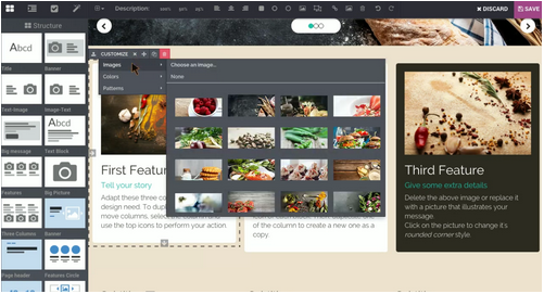 Imagen de Odoo y bloque de texto